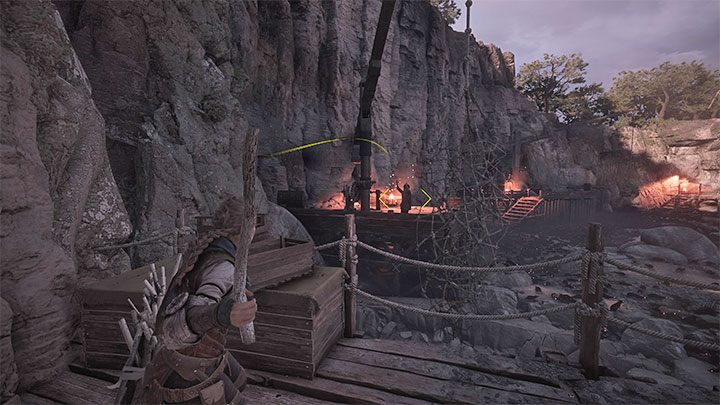 Użyjcie kolejnej korby i po puszczeniu jej szybko podpalcie siano z pomocą Ignifera - Plague Tale Requiem: Znalezienie drogi do łodzi (Find a way to reach the boat) - solucja, opis przejścia - A Plague Tale Requiem - poradnik do gry