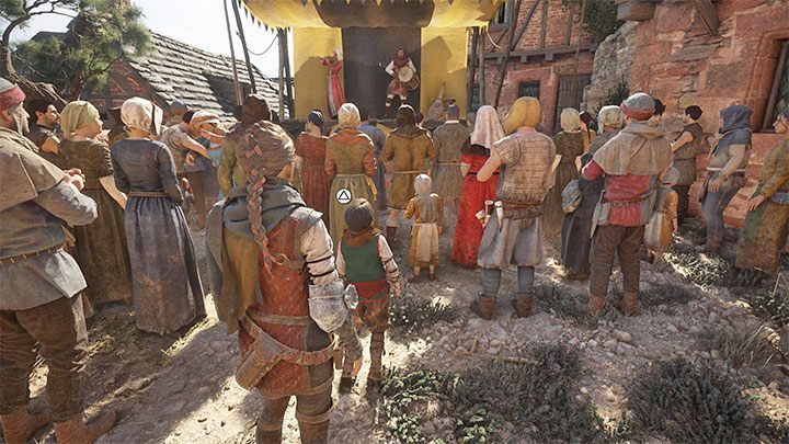 Dotrzecie do miejsca, w którym odbywa się przedstawienie - Plague Tale Requiem: Dotarcie do domu (Walk to the house) - solucja, opis przejścia - A Plague Tale Requiem - poradnik do gry