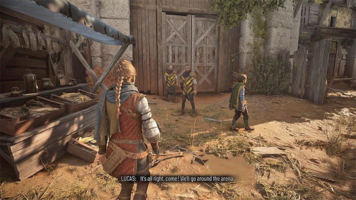 Podążajcie dalej za Lucasem, a dotrzecie do niedostępnego wcześniej przejścia do slumsów - Plague Tale Requiem: Dotarcie do domu (Walk to the house) - solucja, opis przejścia - A Plague Tale Requiem - poradnik do gry