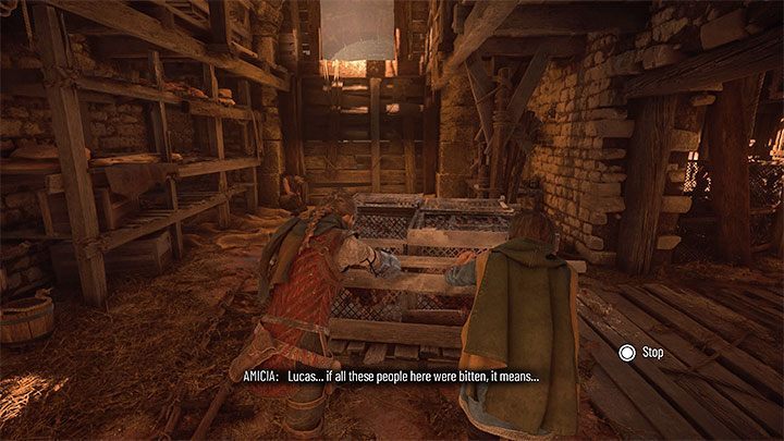 Dotrzyjcie do pozornie niedostępnego górnego przejścia - Plague Tale Requiem: Dotarcie do domu (Walk to the house) - solucja, opis przejścia - A Plague Tale Requiem - poradnik do gry