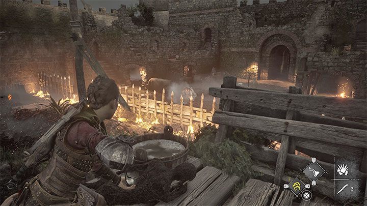 W nowym obszarze oprócz szczurów musicie też uważać na najemników - Plague Tale Requiem: Przetrwanie ataku (Survive the assault) - solucja, opis przejścia - A Plague Tale Requiem - poradnik do gry