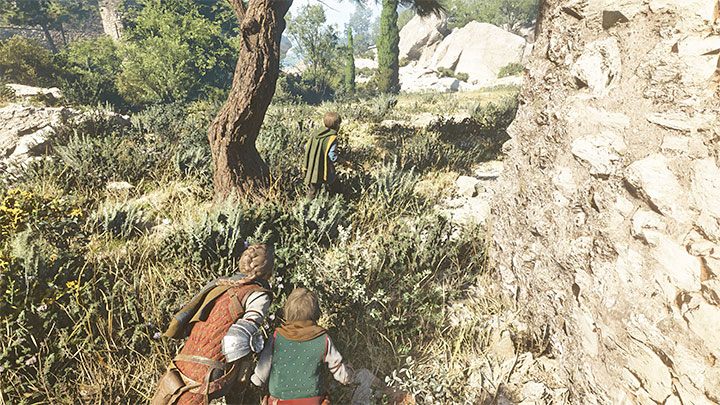 W dalszym ciągu obserwujcie poczynania Lucasa - A Plague Tale Requiem: Dotarcie do zamku (Reach the castle) - solucja, opis przejścia - A Plague Tale Requiem - poradnik do gry