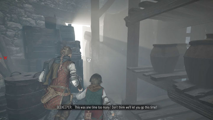 Wyruszcie jedyną możliwą ścieżką i dotrzyjcie do miejsca zeskoku - A Plague Tale Requiem: Dotarcie do zamku (Reach the castle) - solucja, opis przejścia - A Plague Tale Requiem - poradnik do gry