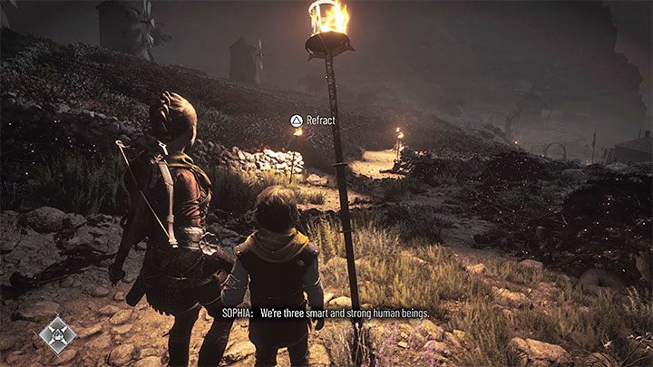 Rozpoczynacie ponownie na głównej mapie wyspy La Cuna, ale tym razem jest to noc i w okolicy jest mnóstwo szczurów, na które musicie bardzo uważać - Plague Tale Requiem: Dotarcie do ruin (Reach the ruins at the centre of the island) - solucja, opis przejścia - A Plague Tale Requiem - poradnik do gry