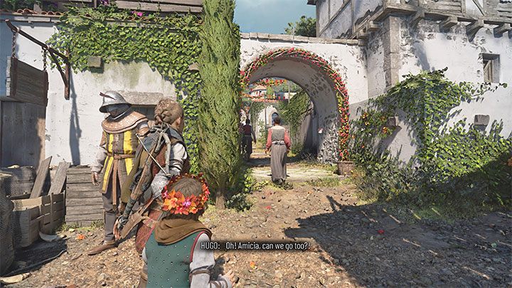 Powróćcie do poprzedniego obszaru - Plague Tale Requiem: Wejście do wioski (Enter the village) - solucja, opis przejścia - A Plague Tale Requiem - poradnik do gry