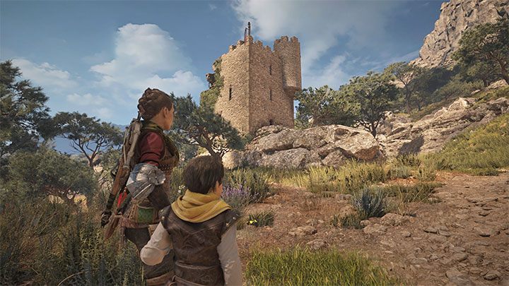 W trakcie badania otwartej mapy wyspy musicie znaleźć częściowo zniszczoną wieżę - pokazuje ją obrazek i Waszym zadaniem będzie przedostanie się na jej szczyt - Plague Tale Requiem: Rozdział 9 (Opowieści i odkrycia) - lista sekretów - A Plague Tale Requiem - poradnik do gry