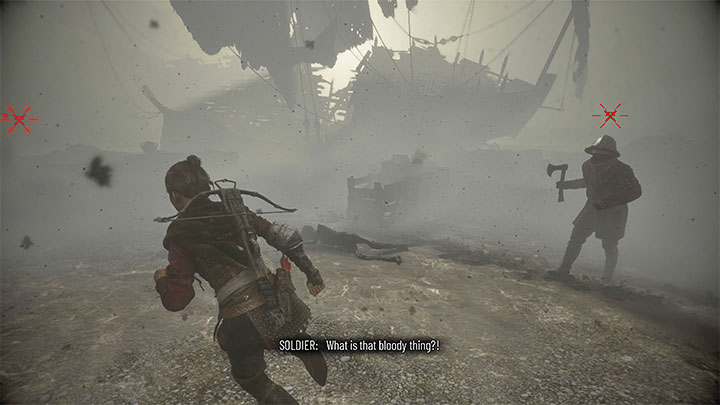 W drugiej części bitwy pogorszy się znacznie widoczność, ale nie sprawi to, że musicie działać całkowicie na oślep - Plague Tale Requiem: Zabicie Hrabiego (Kill the Count) - solucja, opis przejścia - A Plague Tale Requiem - poradnik do gry