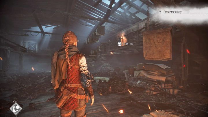 Zwróćcie się w stronę Lucasa z górnych balkoników, przytrzymajcie przycisk wydawanie poleceń (L1 / LB na padzie) i poproście Lucasa o podrzucenie składników - Plague Tale Requiem: Znalezienie łodzi Zakonu (Find the Orders boat) - solucja, opis przejścia - A Plague Tale Requiem - poradnik do gry