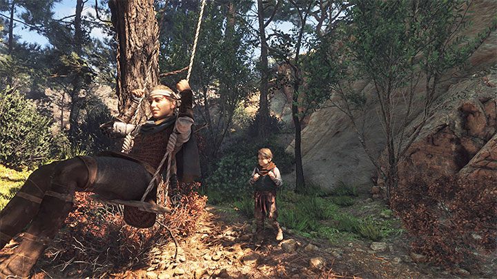 Nowa ścieżka doprowadzi Was do huśtawki - trzeba wejść z nią w interakcję - Plague Tale Requiem: Rozdział 6 (Zostawić wszystko za sobą) - lista sekretów - A Plague Tale Requiem - poradnik do gry