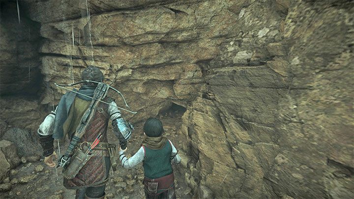 Zauważycie mały otwór z obrazka - przeciśnijcie się przez niego - Plague Tale Requiem: Rozdział 7 (Przestępcy) - lista sekretów - A Plague Tale Requiem - poradnik do gry