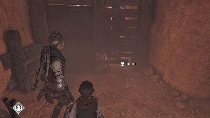 W okolicy znajduje się stół warsztatowy - Plague Tale Requiem: Podróż w stronę wybrzeża (Find a way towards the coast) - solucja, opis przejścia - A Plague Tale Requiem - poradnik do gry