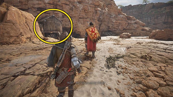 Możecie wybrać tylko jedną ścieżkę (przy drugiej zostaniecie zawróceni) - prowadzi ona na punkt widokowy, przy którym stoi Hugo - Plague Tale Requiem: Przeprawa przez plażę (Cross the beach) - solucja, opis przejścia - A Plague Tale Requiem - poradnik do gry