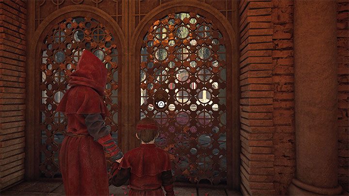 Docelowo pojawi się Sophia i odłączycie się od innych osób biorących udział w rytuale po to żeby zbadać resztę sanktuarium - Plague Tale Requiem: Zbadanie świętych komnat (Explore the sacred chambers) - solucja, opis przejścia - A Plague Tale Requiem - poradnik do gry