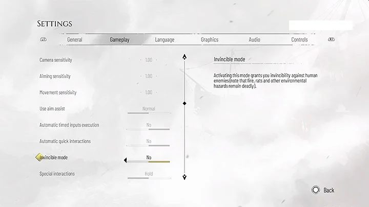W opcjach znajdziecie też inne ustawienia, które mogą ułatwiać zabawę - Plague Tale Requiem: Lista poziomów trudności - A Plague Tale Requiem - poradnik do gry