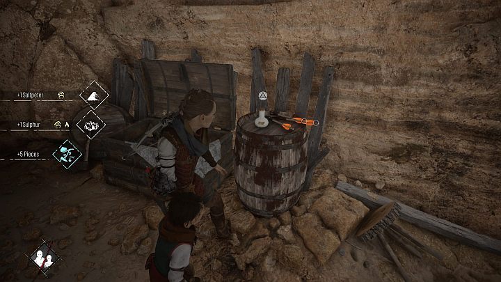 Zdecydowanie radzimy badać wszystkie nowo odwiedzane lokacje - przejdźcie się po nich i wypatrujcie ikon interakcji, które mogą symbolizować przedmioty nadające się do podniesienia - Plague Tale Requiem: Eksploracja świata gry - A Plague Tale Requiem - poradnik do gry