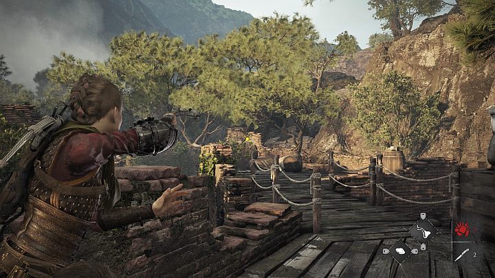 W grze możliwe i rekomendowane są również ataki z ukrycia - ich zaletą jest to, że przeciwnicy nie spodziewają się ich i możecie dokładnie celować z procy - Plague Tale Requiem: Skradanie się i walka - A Plague Tale Requiem - poradnik do gry