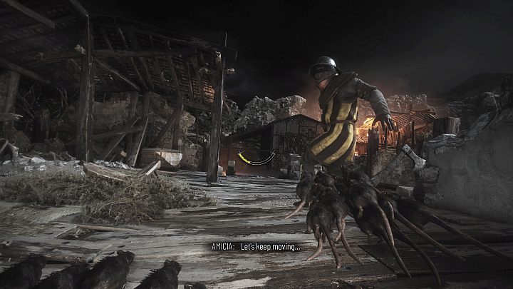 Inna dobra metoda to pozbawianie przeciwników ochrony przed szczurami - Plague Tale Requiem: Skradanie się i walka - A Plague Tale Requiem - poradnik do gry