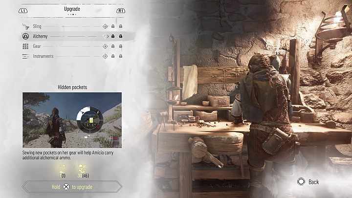 Inwentarz Amicii jest początkowo mocno ograniczony - Plague Tale Requiem: Wytwarzanie (Crafting) - A Plague Tale Requiem - poradnik do gry