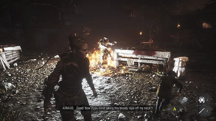 Po tym jak ciężki pancerz zostanie uszkodzony możecie zamordować żołnierza, przy czym nadal nie może to być zwykły atak procą - Plague Tale Requiem: Jak zabijać wrogów w ciężkich pancerzach? - A Plague Tale Requiem - poradnik do gry