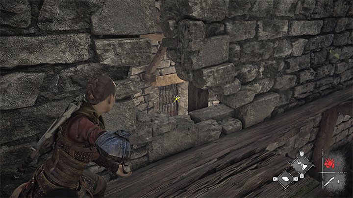 Dotrzecie do zamkniętej bramki u podstawy okrągłej wieży - Plague Tale Requiem: Dotarcie do fortu (Reach the fort) - solucja, opis przejścia - A Plague Tale Requiem - poradnik do gry