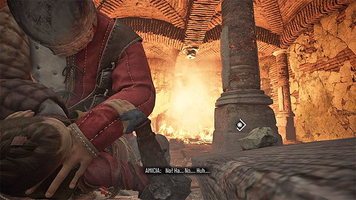 Zbliżycie się do pierwszej lokacji z łowcami niewolników - Plague Tale Requiem: Dotarcie do fortu (Reach the fort) - solucja, opis przejścia - A Plague Tale Requiem - poradnik do gry