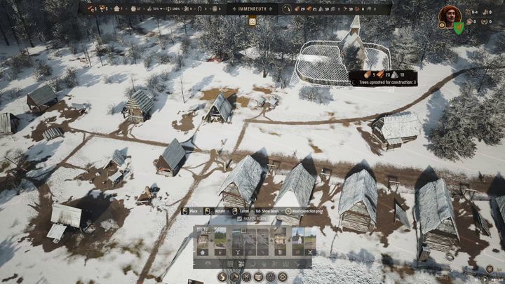 W trakcie marznących, zimowych miesięcy mieszkańcy Waszej wioski zużywać będą 2 razy więcej opału i jedzenia - Manor Lords: Porady na start - Manor Lords - poradnik do gry