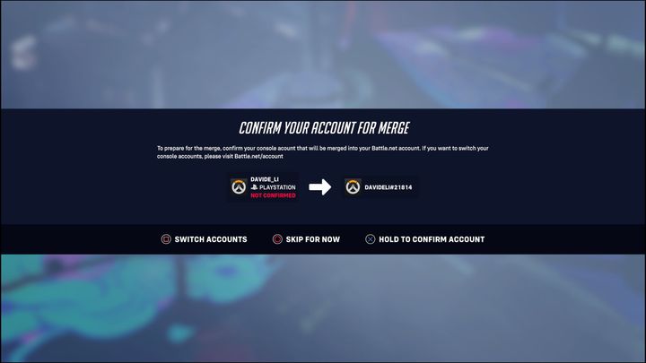 Następnie pojawi się kolejny komunikat, który poprosi Was o potwierdzenie konta - Overwatch 2: Łączenie kont (Account Merge) - jak zrobić? - Overwatch 2 - poradnik do gry
