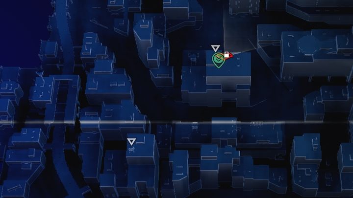 Przesłuchiwać możecie jedynie przestępców znajdujących się pod białymi trójkątami - Gotham Knights: Jacob Kane - solucja, opis przejścia - Gotham Knights - poradnik do gry