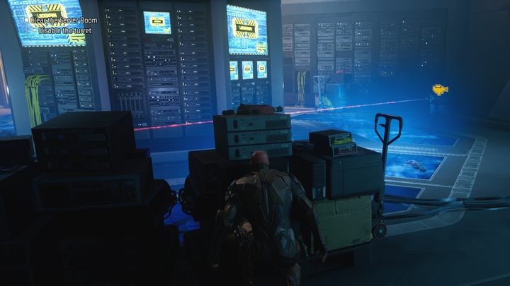 W kolejnym pomieszczeniu napotkacie działko - Gotham Knights: Rozdział Mr. Freeze - solucja, opis przejscia - Gotham Knights - poradnik do gry