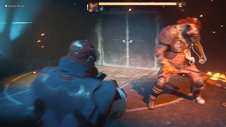 W drugiej rundzie zmierzycie się z Palaczem (Blazer) - Gotham Knights: Rozdział Harley Quinn - solucja, opis przejścia - Gotham Knights - poradnik do gry