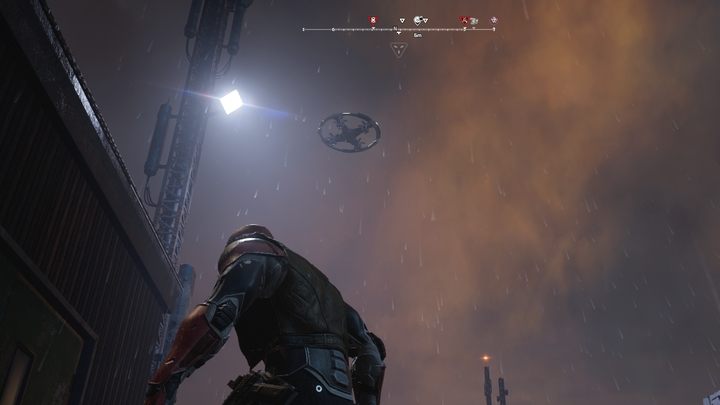 Na miejscu zlokalizujcie drony policyjne i przeskanujcie je używając RR - Gotham Knights: Znany jako Oswald Cobblepot (Aka Oswald Cobblepot) -solucja, opis przejścia - Gotham Knights - poradnik do gry