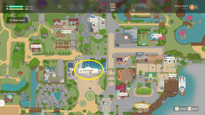 Mapa w Coral Island jest bardzo funkcjonalna - Coral Island: Porady na start (Beginners Tips) - Coral Island - poradnik do gry