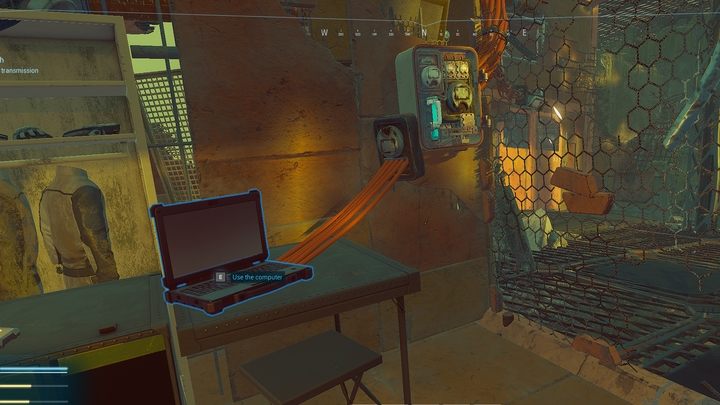 Waszym pierwszym zadaniem po opuszczeniu kapsuły jest uruchomienie komputera i otworzenie żółtych drzwi - Forever Skies: Pierwsze kroki - czyli jak rozpocząć rozgrywkę - Forever Skies - poradnik do gry