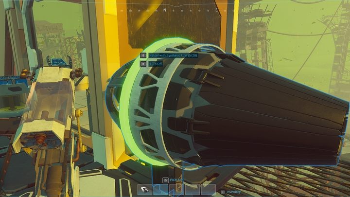 Umieśćcie wytworzony silnik w dowolnym miejscu za statkiem - warto jednak mieć go w miarę blisko siebie na wypadek, gdyby zaczęło brakować paliwa i musielibyście dotankować go w trakcie lotu - Forever Skies: Pierwsze kroki - czyli jak rozpocząć rozgrywkę - Forever Skies - poradnik do gry