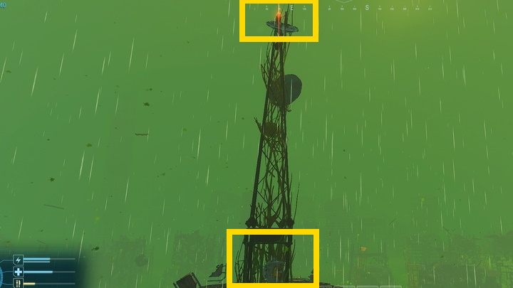 Wyjęcie baterii z konsoli masztu powoduje, że światło nie będzie się już pojawiać w tej lokacji - użyjcie tego, by oznaczyć miejsca, które odwiedziliście - Forever Skies: Porady na start - Forever Skies - poradnik do gry