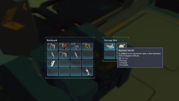 Pożywienie nie psuje się, gdy jest przetrzymywane w schowku - Forever Skies: Zdobywanie i gotowanie pożywienia - Forever Skies - poradnik do gry