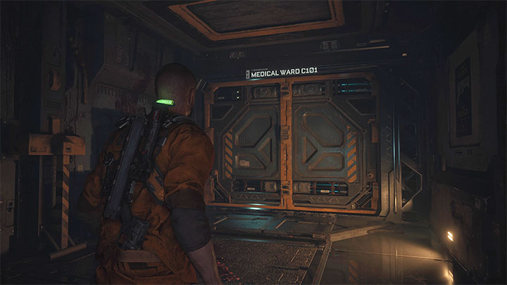 Uważajcie, bo jeden z potworów udaje tylko martwego - zaatakujcie go z odległości lub wciskajcie szybko przycisk podczas siłowania się - Callisto Protocol: Rozdział 2: Następstwa (Aftermath) - solucja, opis przejścia - The Callisto Protocol - poradnik do gry