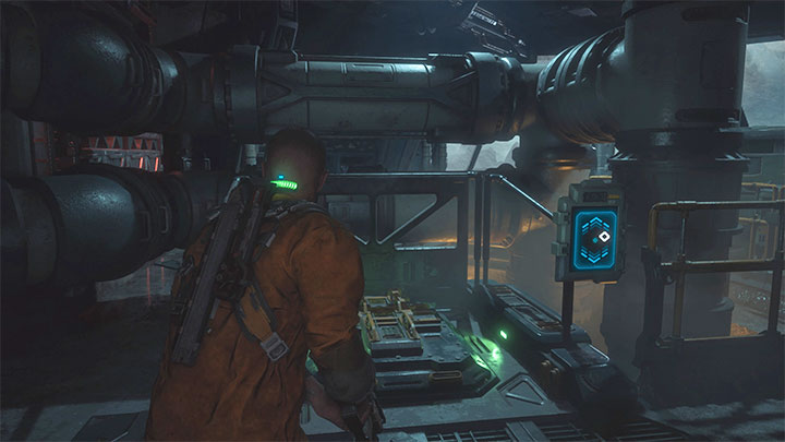 Po wyjściu z szybu podejdźcie do wielkiej szyby - w oddali zauważycie kopułę mieszkalną, która stanie się nowym celem podróży - Callisto Protocol: Rozdział 2: Następstwa (Aftermath) - solucja, opis przejścia - The Callisto Protocol - poradnik do gry