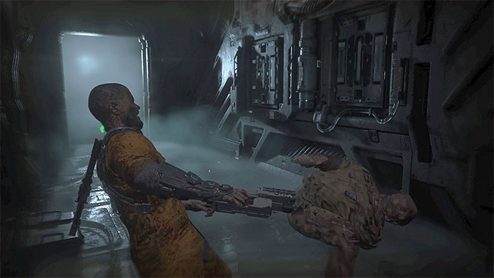 Jest to średnio intuicyjne - trzeba wychylić w bok lewą gałkę i trzymać ją w tej pozycji, tzn - Callisto Protocol: Porady na start - The Callisto Protocol - poradnik do gry