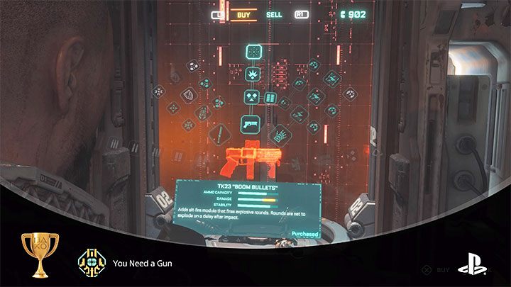 Sposób odblokowania: W pełni ulepsz jedną broń - Callisto Protocol: Trofea / Osiągnięcia - lista wszystkich, poradnik trofeowy - The Callisto Protocol - poradnik do gry