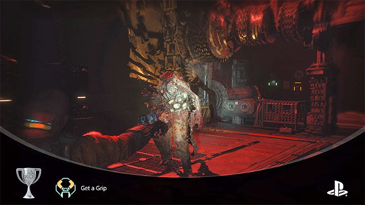 Sposób odblokowania: Złap dwudziestu pięciu przeciwników za pomocą rękawicy GRP - Callisto Protocol: Trofea / Osiągnięcia - lista wszystkich, poradnik trofeowy - The Callisto Protocol - poradnik do gry