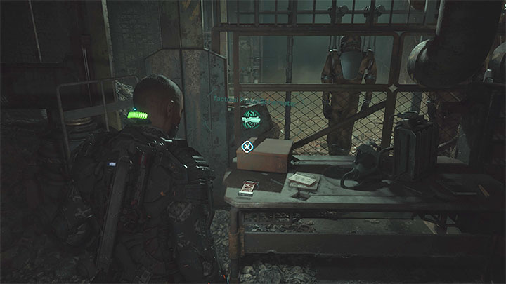 Zbadajcie prawą część nowej lokacji - Callisto Protocol: Schemat pistoletu taktycznego (Tactical Pistol) - sekrety, znajdźki - The Callisto Protocol - poradnik do gry