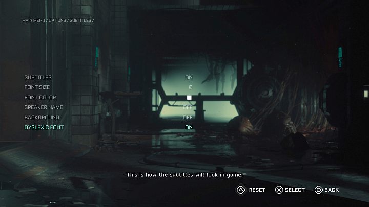 W zakładce napisów możecie włączyć podpisy dla wszystkich dialogów z gry - Callisto Protocol: Ułatwienia dostępu (Accessibility) - The Callisto Protocol - poradnik do gry