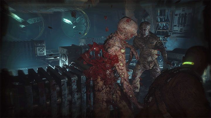 W nowym korytarzu uważajcie na płonącego potwora - Callisto Protocol: Rozdział 1: Ognisko epidemii (Outbreak) - solucja, opis przejścia - The Callisto Protocol - poradnik do gry