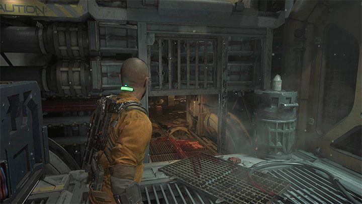 Dotrzecie do sali z obrotowymi mechanizmami - Callisto Protocol: Rozdział 3: Kopuła mieszkalna (Habitat) - solucja, opis przejścia - The Callisto Protocol - poradnik do gry