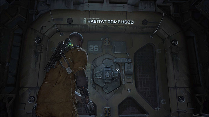 Pozbierajcie loot z okolicy i dotrzyjcie do przejścia Access Hall F813 - Callisto Protocol: Rozdział 3: Kopuła mieszkalna (Habitat) - solucja, opis przejścia - The Callisto Protocol - poradnik do gry