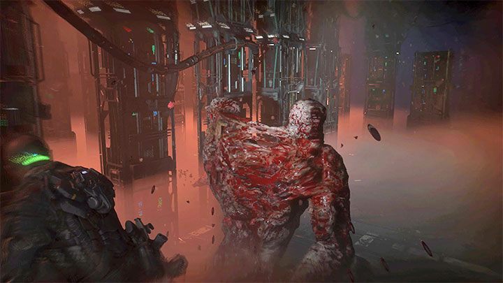 Udajcie się do jej lewego oddalonego narożnika - spotkacie nowego mini-bossa Dwugłowego (Two-head) - Callisto Protocol: Rozdział 7: Wieża (Tower) - solucja, opis przejścia - The Callisto Protocol - poradnik do gry