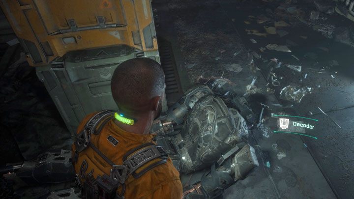 Pokonywane roboty pozostawiają po sobie dekoder (Decoder) - Callisto Protocol: Jak zniszczyć robota strażniczego (trofeum Terminator)? - The Callisto Protocol - poradnik do gry