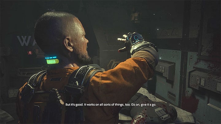 Sposób odblokowania: Automatycznie w rozdziale Następstwa - bohater odbierze rękawicę jednemu z martwych strzażników - Callisto Protocol: Lista wszystkich broni - broń palna, broń biała - The Callisto Protocol - poradnik do gry