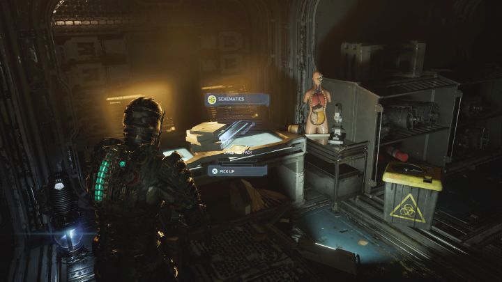 Rodzaj sekretu: Schematy - Dead Space Remake: Rozdział 9 (Armia umarłych) - lista sekretów - Dead Space Remake - poradnik do gry